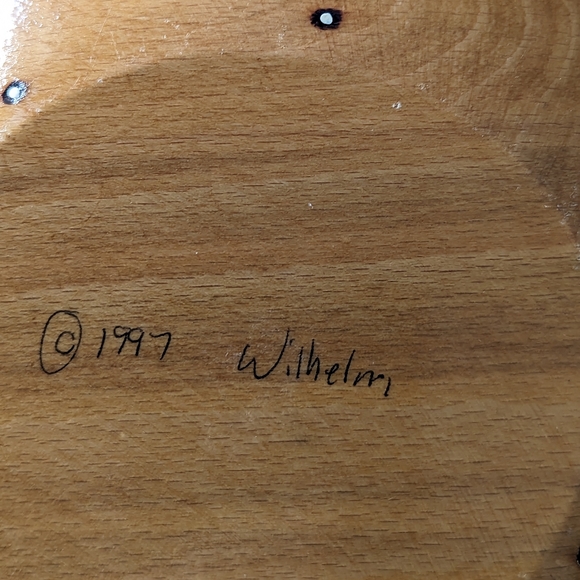 Robert Wilhelm Art Deco small wooden serving bowl. - Picture 6 of 7